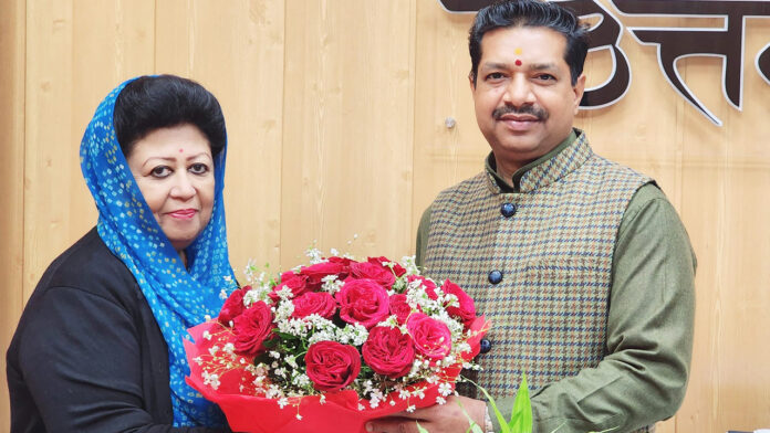 माला राज्यलक्ष्मी शाह ने प्रत्याशी बनाए जाने पर केंद्रीय नेतृत्व का आभार व्यक्त किया माला राज्यलक्ष्मी शाह ने प्रत्याशी बनाए जाने पर केंद्रीय नेतृत्व का आभार व्यक्त किया