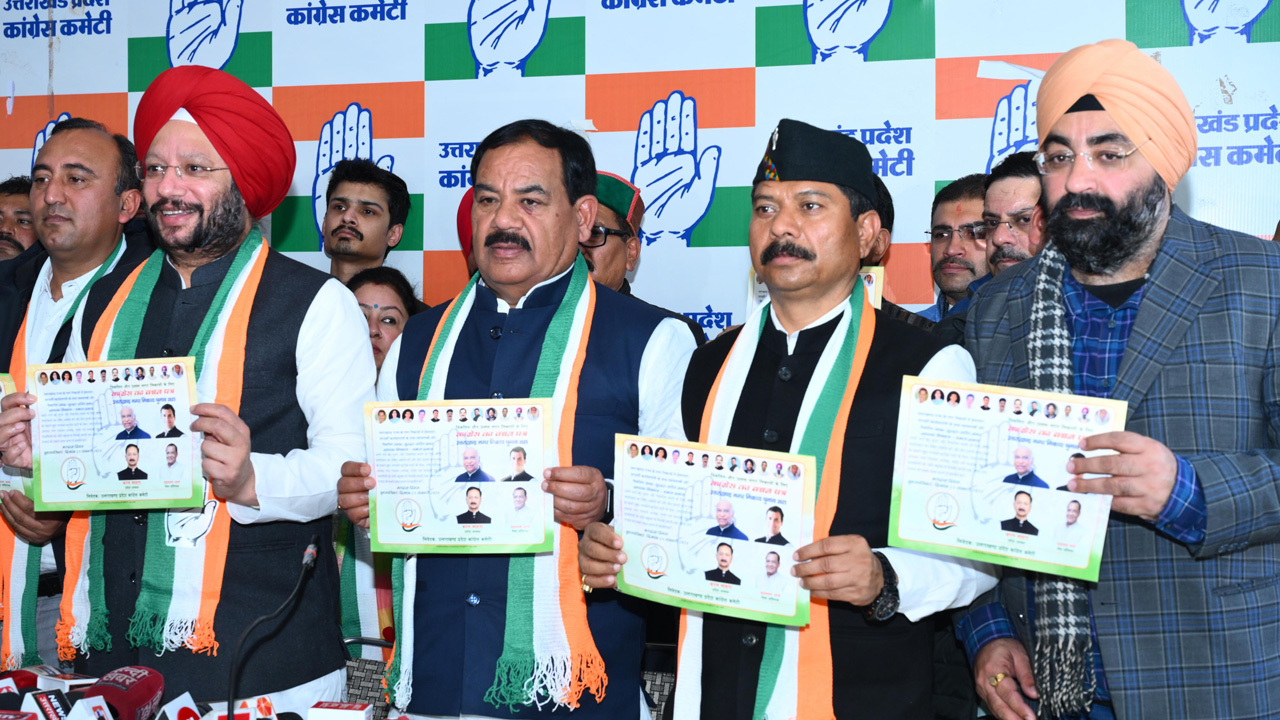 Congress mayor candidate Virendra Pokhriyal