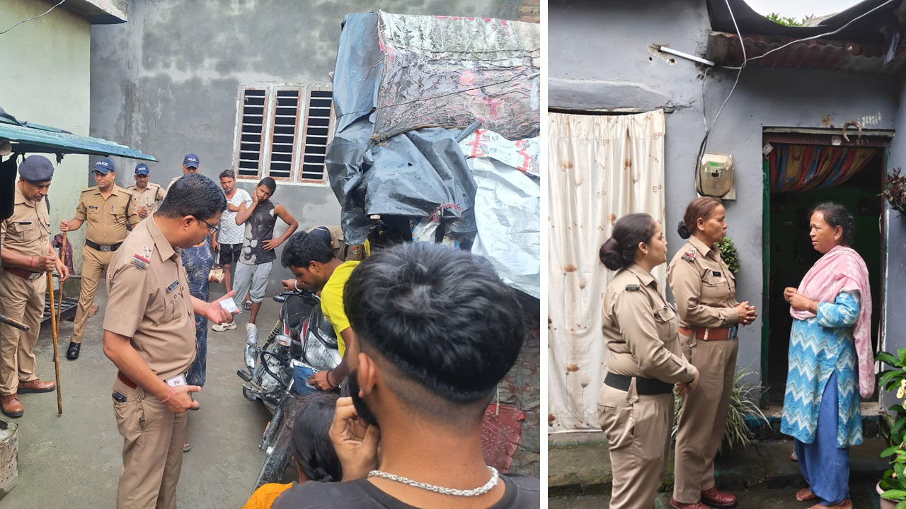 Doon police reached the door of elderly