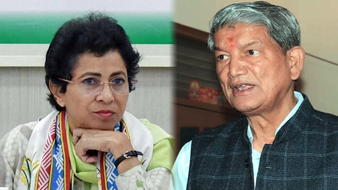 यात्रा विवाद के बीच कुमारी सैलजा से मिले हरीश रावत